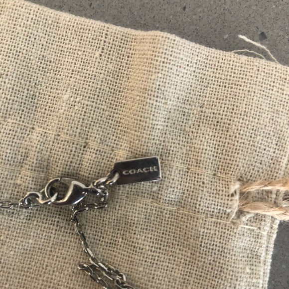 Coach Key to my Heart Necklace - Sterling Silver - Picture 2 of 3